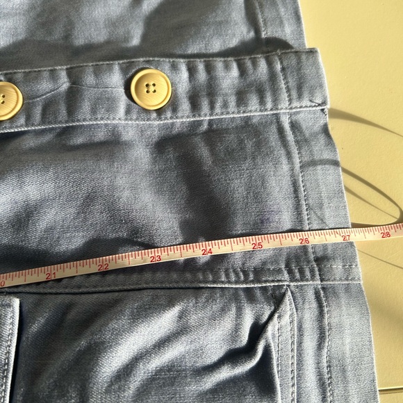 AnyBody Stretch Twill Utility Jacket with Pockets Blue Ice Size LP New - Picture 6 of 7